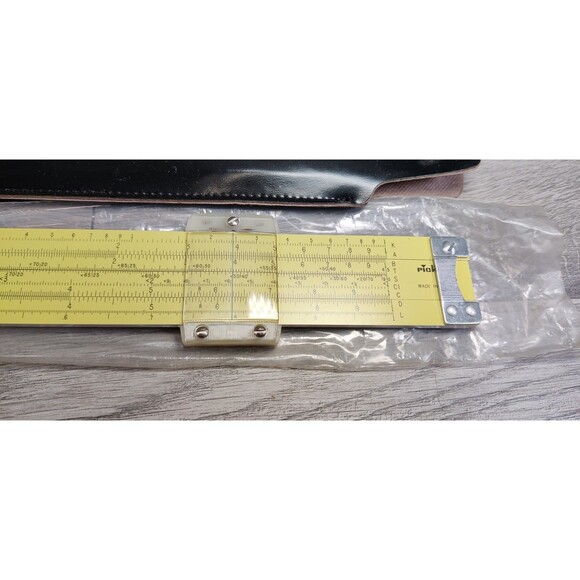 Vintage Pickett 902-ES All Metal Slide Ruler w/Original Box & Instructions, Case - Picture 3 of 15